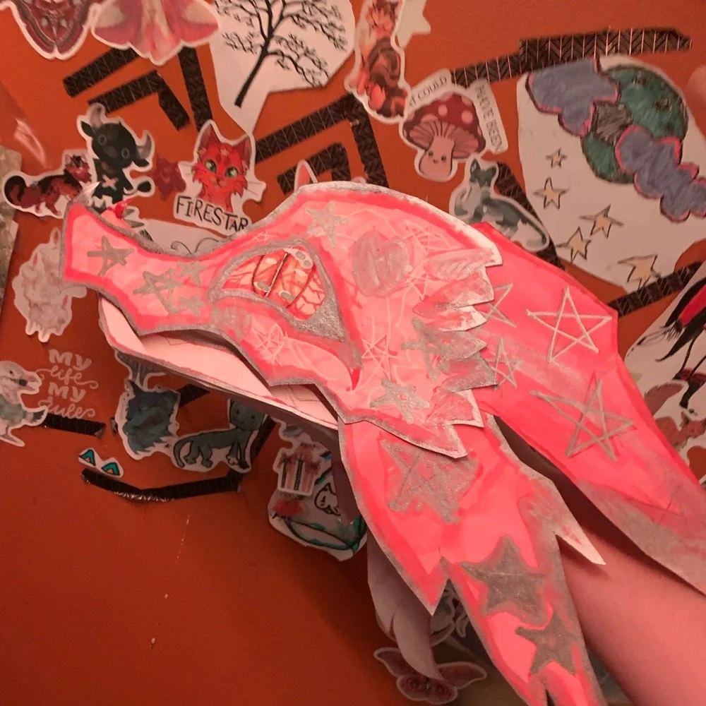 Custom Paper Dragon Puppet - Picture 3 of 8